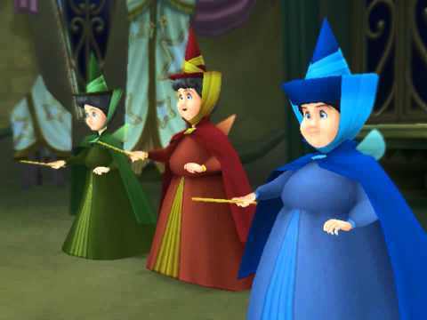 Kingdom Hearts II, English cutscene: 117 - A Present from the Fairies - HD 720p