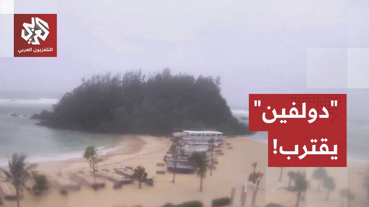 مشاهد مباشرة.. إعصار دولفين يقترب من سواحل جنوب اليابان مصحوبا بأمطار غزيرة و