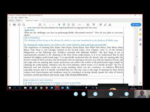 Bhakti Vriksha- Session-31-Topmost Yoga