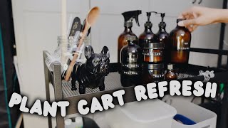 what's on my ikea plant cart? + a much needed refresh and purge