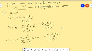 orthogonal orthonormal bases, Gram-Schmidt process
