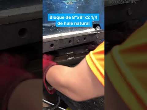 Fabricación de Bloque de Hule Natural