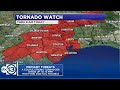 Tornado Watch For Houston Until 8 A M