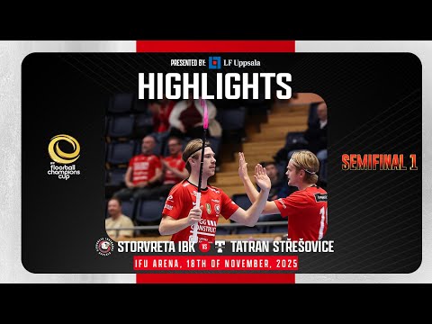 Highlights Champions Cup semi Storvreta IBK vs Tatran Střešovice