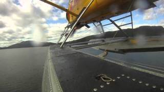 Cool video of our Beaver floatplane Taking Off - camera mounted outside.