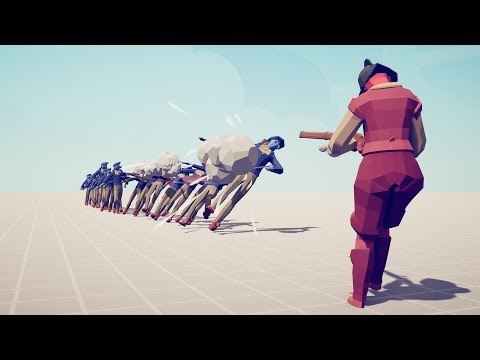 LINE OF PAINTERS DODGING BULLETS & ARROWS - Totally Accurate Battle Simulator TABS