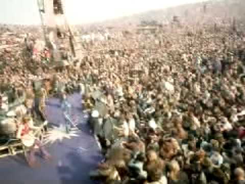 Rolling Stones and the Hells Angels at Altamont