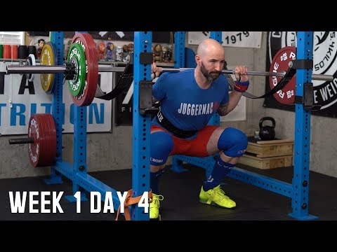 Juggernaut A.I. Powerlifting Log W1D4