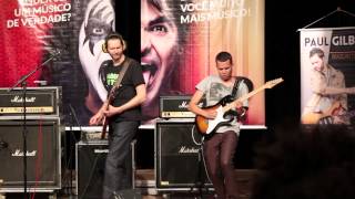 Paul Gilbert Jam with Filipe Paiva - Little Wing - Guitar clinic.