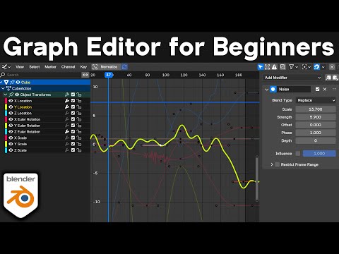 How to Use the Graph Editor for Beginners (Blender Tutorial)