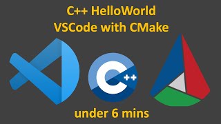C++ HelloWorld on Visual Studio Code with CMake Under 6 Minutes