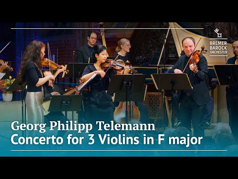Georg Philipp Telemann: Concerto for 3 Violins in F major, TWV 53:F1