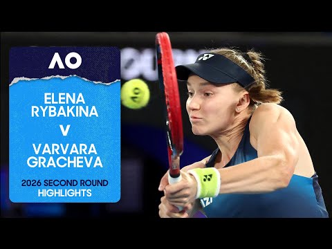 Elena Rybakina v Varvara Gracheva Highlights | Australian Open 2026 Second Round