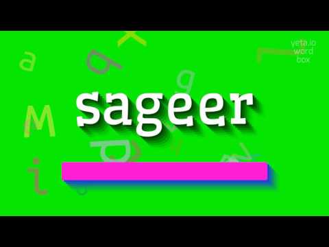 How to say "sageer"! (High Quality Voices)