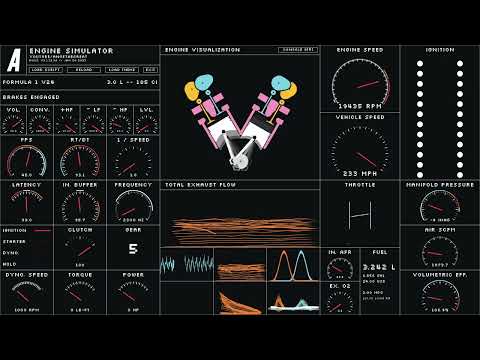 20,000 RPM F1 V24 - Engine Simulator
