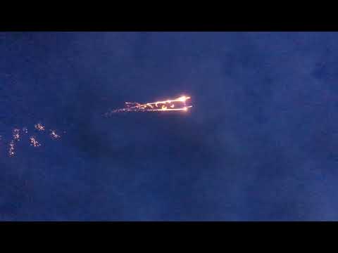 Ragley Hall Festival of Flight 2017 - Night time glider display.