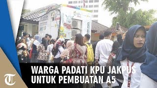 Hari Terakhir Pembuatan A5 di KPU Jakpus