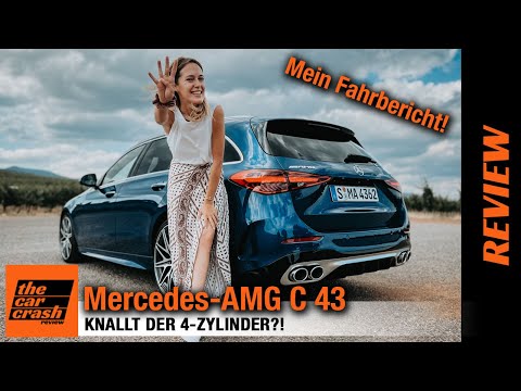 Mercedes-AMG C 43 im Fahrbericht (2022) Knallt der 4-Zylinder?! Test | Review | Preis | T-Modell