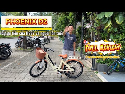 XE ĐẠP TRỢ LỰC ĐIỆN - PHOENIX D2 - DÀNH CHO CÁC BẠN HỌC SINH, CÁC BÁC LỚN TUỔI !!!