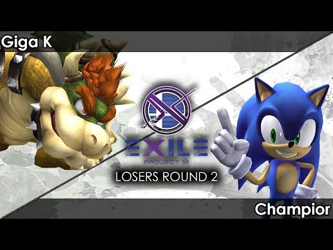Project M: Giga K (Bowser) V Champior (Sonic) - Exile 146 SSBPM