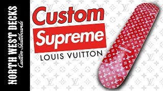 MAKING THE SUPREME LOUIS VUITTON SKATEBOARD!