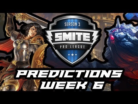 SMITE: Season 3 Spring Split Week 6 - My Predictions