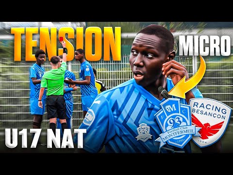 U17 NAT I MONTFERMEIL VS RACING BESANCON I UN MATCH COMPLIQUÉ POUR VISER LE HAUT DE TABLEAU !