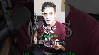 How to Motionless In White in 30 seconds #shorts