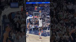 Anthony edwards hits a fadeaway #ball #basketball #timberwolves #nba #tough #nuggets #fadeaway