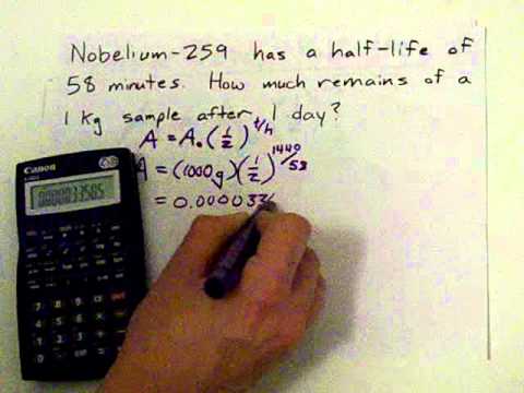 Half-Life Calculations: Radioactive Decay