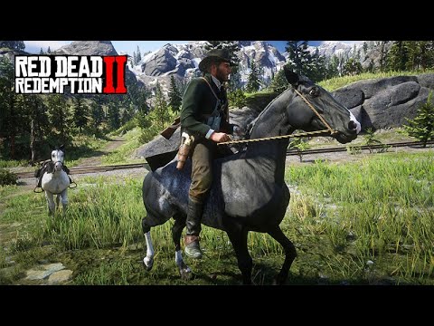 O DOMADOR DE CAVALOS - Domando o TENNESSEE WALKER PRETO - Red Dead Redemption 2