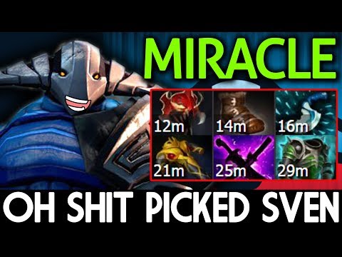 Miracle- Dota 2 [Sven] Oh Shit 9k Picked Sven
