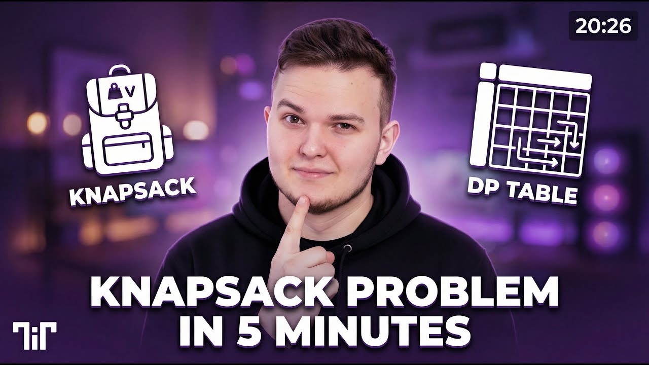 Knapsack Problem Explained in 5 Minutes (JS) - Dynamic Programming