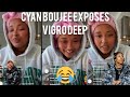 cyan boujee exposes vigro deep she said vigro starved her for two days 😂//South African youtuber