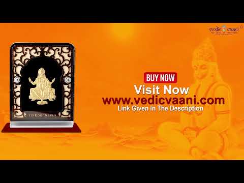 Ram Bhakt Lord Hanuman Frame in 24K Pure Swiss Gold Touch video