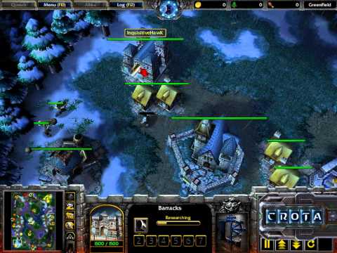 Hawk (HU) vs Pornosonik (NE) - G3 - WarCraft 3 - WC296