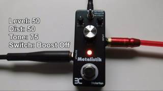 Video thumbnail for ENO TC-11 Metalistik Distortion Effektpedal by Musikhaus Kirstein