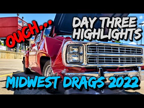 Midwest Drags Day 3 Highlights...Cleetus McFarland's First Drag & Drive 6 Second Pass!!