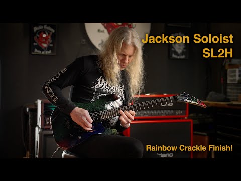 Jackson USA Soloist SL2 2019 - Rainbow Crackle image 12