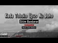 Kada Toboko Upus Nu Doho - Sitim Bandaron KARAOKE