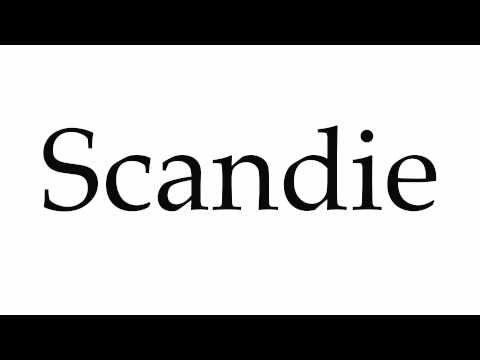 How to Pronounce Scandie