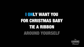 I Only Want You For Christmas in the Style of &quot;Alan Jackson&quot; karaoke video with lyrics