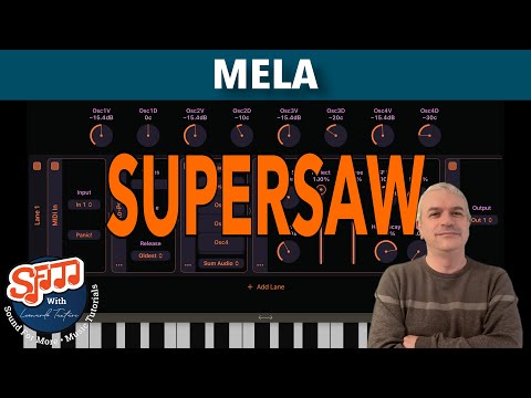 Nikolozi Mela AUv3 Synth, FX, Midi - Tutorial 12: Create a SuperSaw sound