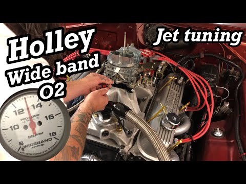 Holley jet tuning with a wideband o2