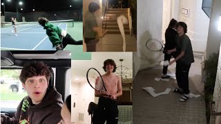 Download lagu hitting random things with tennis rackets mp3