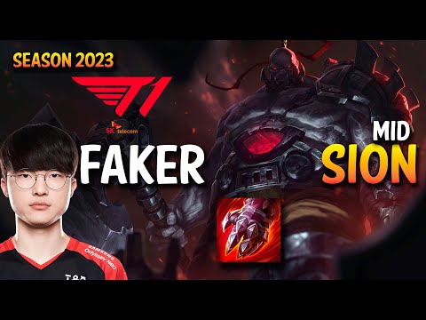 T1 Faker SION vs VIKTOR Mid - KR Ranked