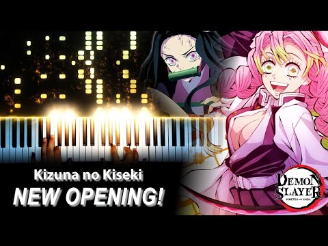 Kimetsu no Yaiba Season 3 - Opening FULL Kizuna no Kiseki by MAN WITH A  MISSION x milet (Lyrics) 
