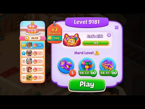 homescapes level 9181 | homescapes hard level