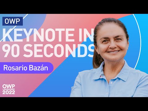 OWP Keynote speech in 90 seconds - Rosario Bazan, CEO of Danper