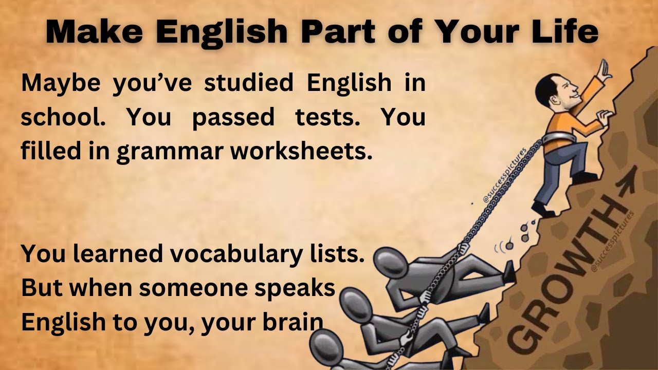 Make English Part of Your Life || Graded Reader || Improve Your English || Listen And Practice